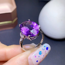 purple blow luxury ring adjustable