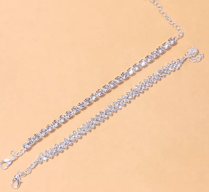 Chic Wear Luxury High Quality Anklet set!
