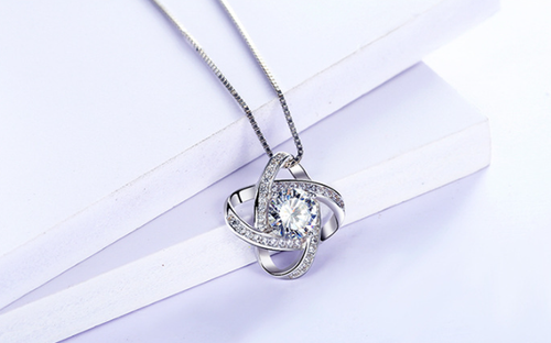 Original 925 sterling silver (chaandi) pendant with chain