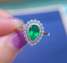 Diamond look luxury ring adjustable AAA quality