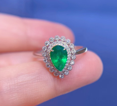 Diamond look luxury ring adjustable AAA quality