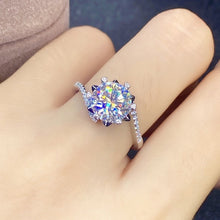 Non-tarnish- Diamond impression luxury ring