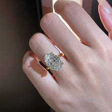 Non-tarnish-Gold Diamond impression luxury ring box packed