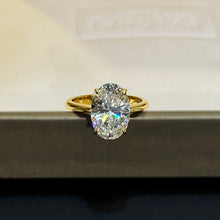 Non-tarnish-Gold Diamond impression luxury ring box packed