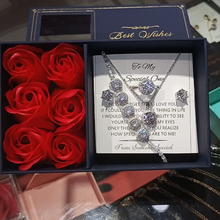 Rose box diamond cut luxury set