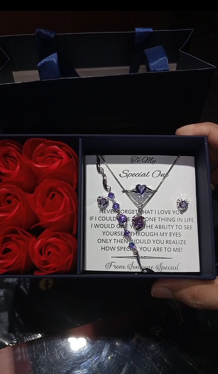 Rose box heart theme exclusive and luxury set