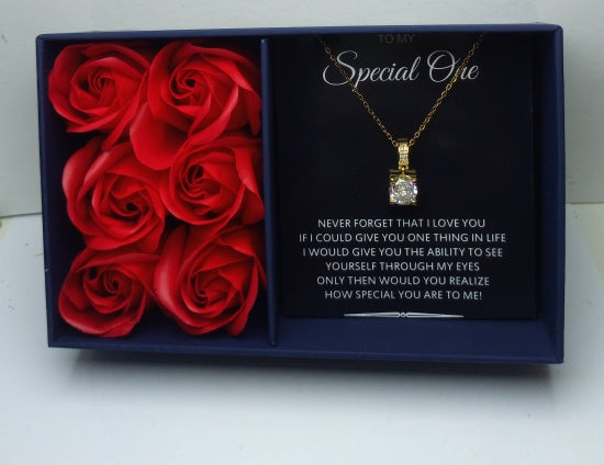 Rose box-Eternal Glance™ – Love Through My Eyes Pendant