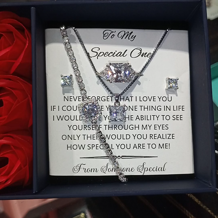 Rose box  diamond theme exclusive and luxury set