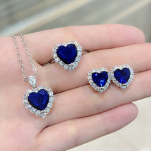 Titanic set pendant earrings and ring with box