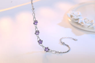 PLATINUM PLATED ZIRCON BRACELET - Lexception