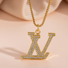LV PENDANT CHAIN NECKLACE