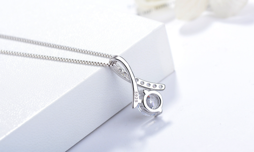 Original 925 sterling silver (chaandi) pendant with chain