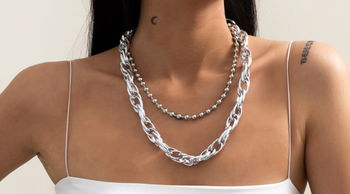 high quality choker necklace set layered