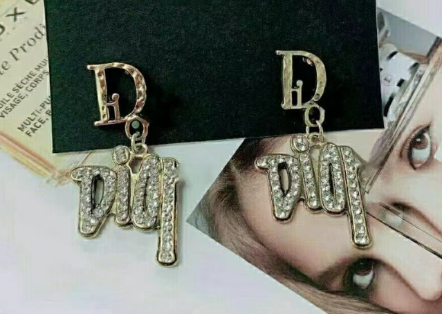 DIOR BRANDED EARRINGS LUXURY