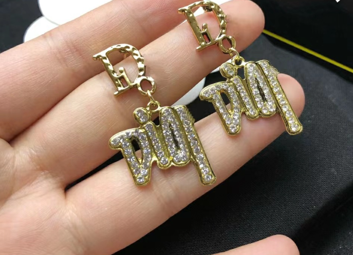 DIOR BRANDED EARRINGS LUXURY