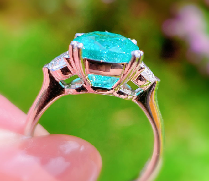 Diamond look Exclusive quality luxury Ring for her with box packing
