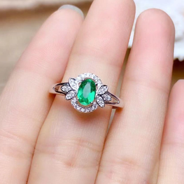 high quality platinum plated zircon ring adjustable