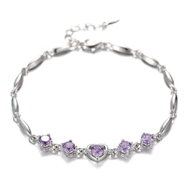 PLATINUM PLATED ZIRCON BRACELET - Lexception