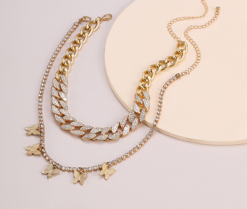 Three layered high quality choker necklace | Online Jewellery Pakistan