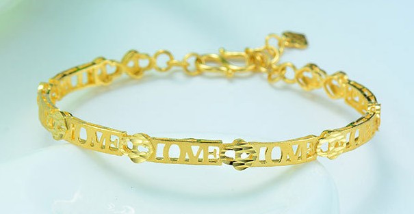 HIGH QUALITY GOLD PLATED ZIRCON BRACELET BANGLE