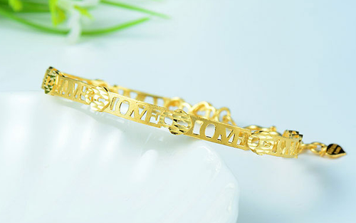 HIGH QUALITY GOLD PLATED ZIRCON BRACELET BANGLE