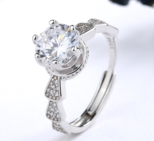 Luxury diamond cut ring perfect gift for her excellent quality