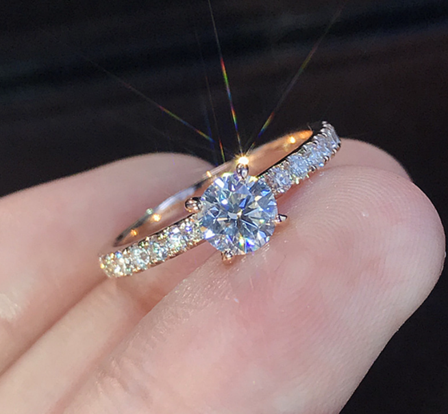 Gold look luxury ring AAA quality