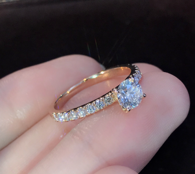 Gold look luxury ring AAA quality