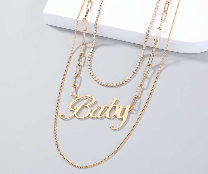 chic wear choker necklace set