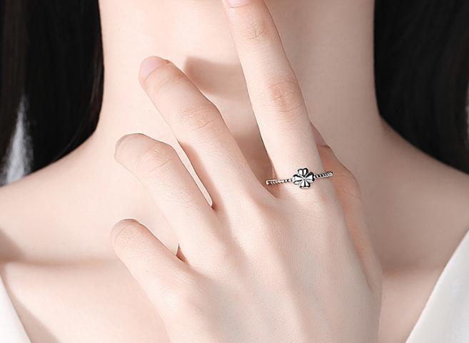 Floral Rage Original 925 sterling silver (chaandi) adjustable ring!
