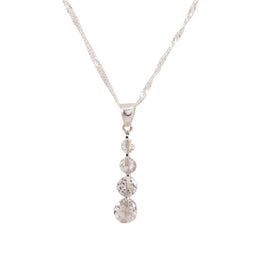 link chain silver plated necklace - Lexception