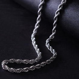 HIGH QUALITY TWIST CHAIN NECKLACE FOR MEN'S