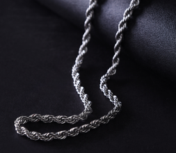 HIGH QUALITY TWIST CHAIN NECKLACE FOR MEN'S