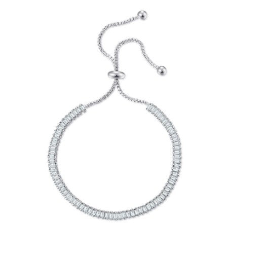 HIGH QUALITY PLATINUM PLATED ZIRCON BRACELET