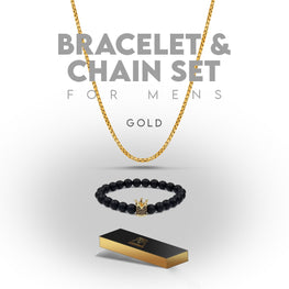 Luxury Men Chain and Bracelet Set Complete