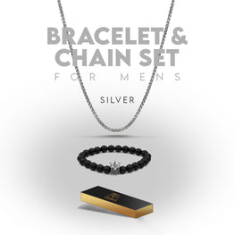 Luxury Men Chain and Bracelet Set Complete