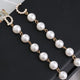 Rose gold colour pearl earrings