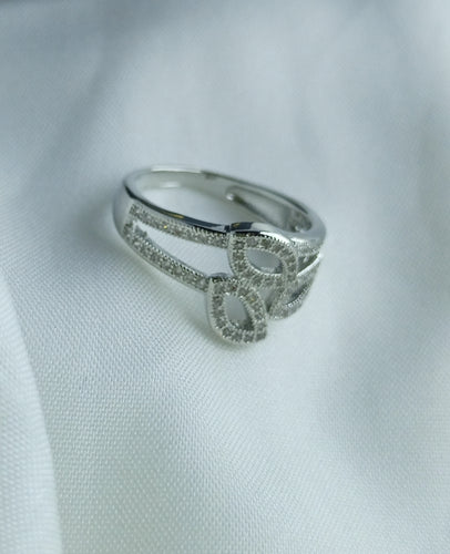 The Diamond Cut Luxury platinum plated ring