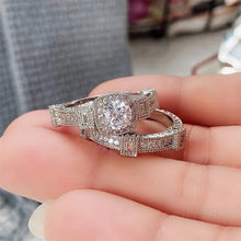 Lexception Signature rhodium plated Ring set