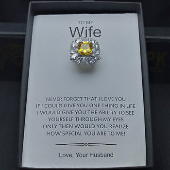 EXQUISITE ESSENCE DIAMOND CUT RHODIUM PLATED LUXURY ADJUSTABLE RING GIFT FOR HER