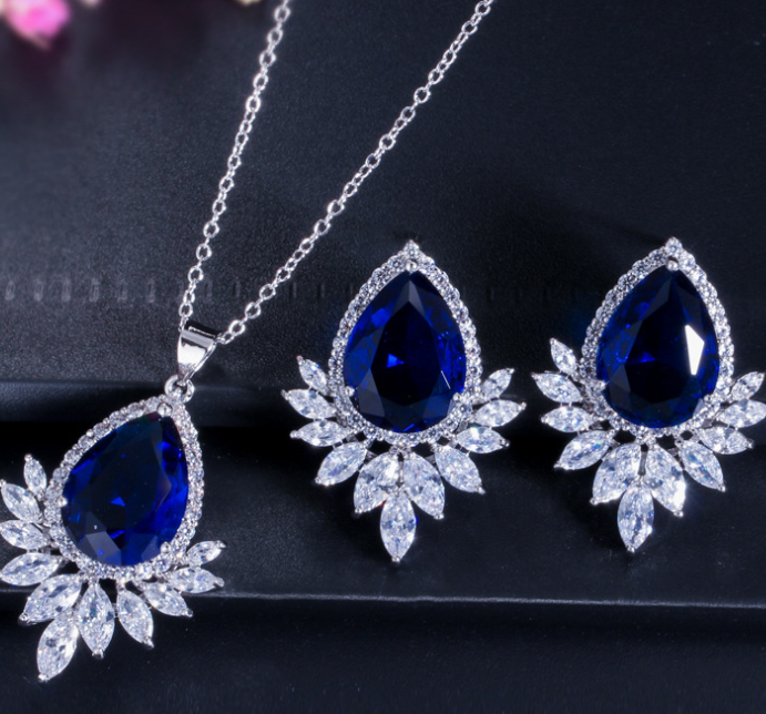 Sapphire dream set luxury with box