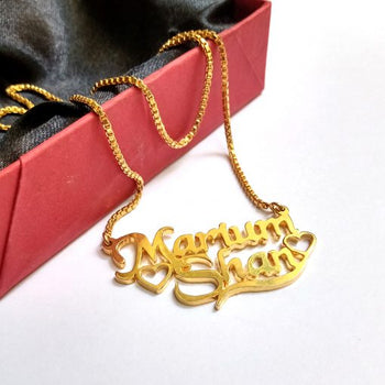 Custom Design Name Necklace- mention name on jewelry on call confirmation or email after you complete order