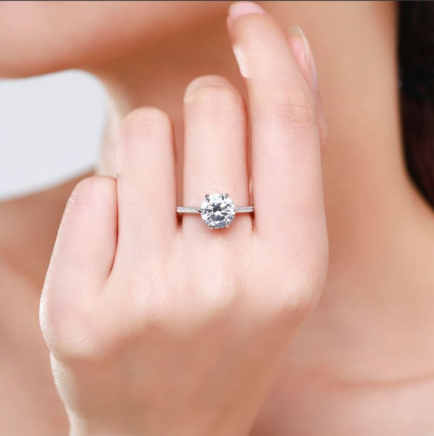 Diamond cut Original 925 sterling silver (chaandi) ring!
