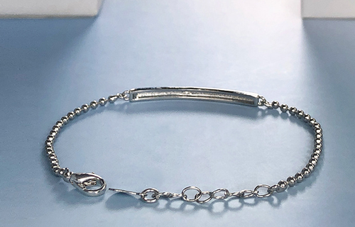 HIGH QUALITY PLATINUM PLATED ZIRCON BRACELET