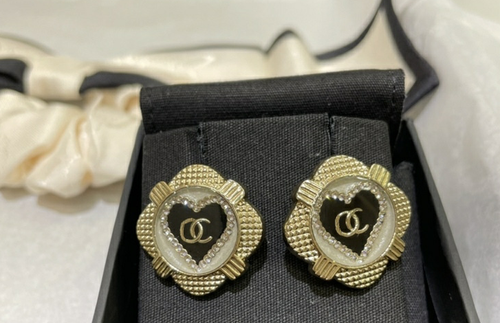 CHANNEL BRANDED EARRINGS LUXURY