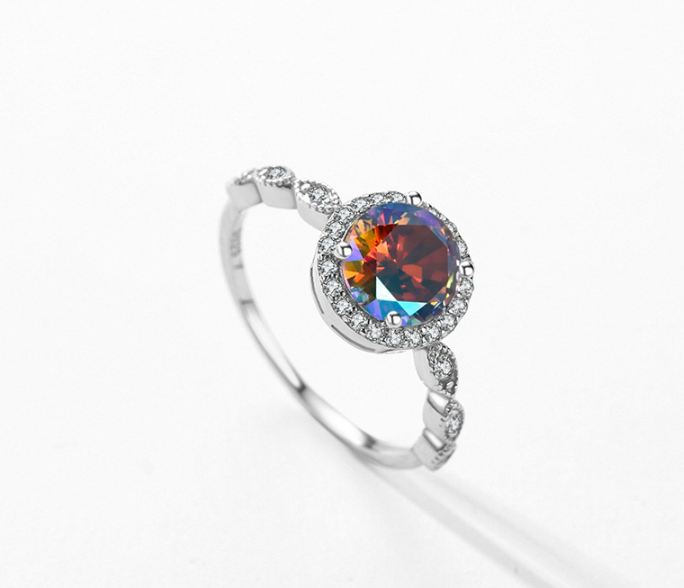 Multi shade Original 925 sterling silver (chaandi) ring!