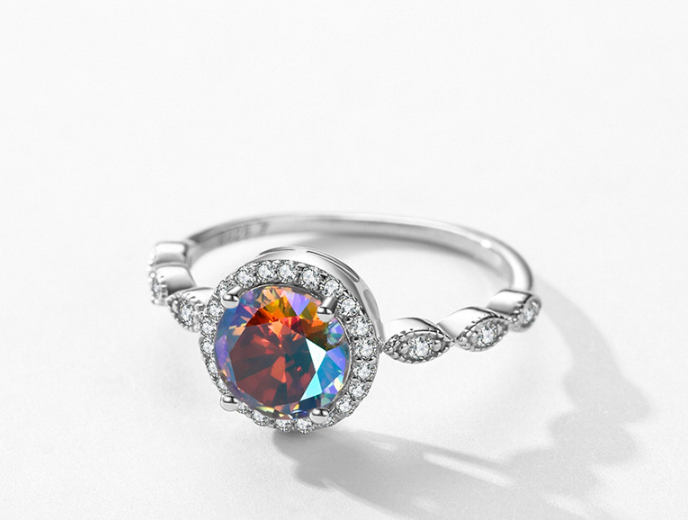 Multi shade Original 925 sterling silver (chaandi) ring!