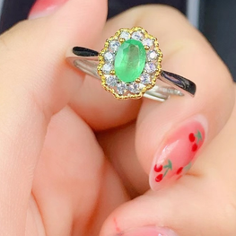 high quality platinum plated zircon ring adjustable