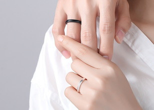 high quality couple rings both rings adjustable!