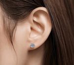 Diamond cut luxury finishing pendant chain earrings and ring set